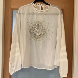 NWT FREE PEOPLE Ivory top